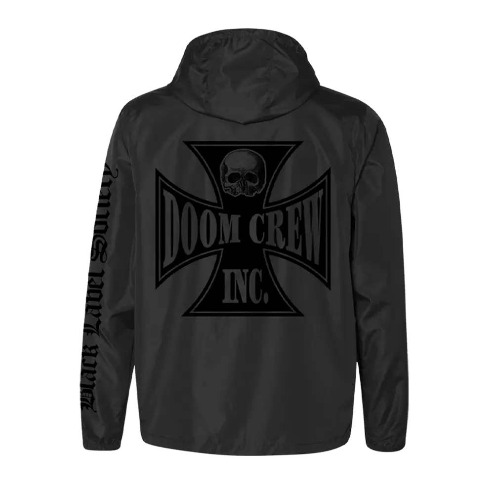 Black Label Society Doom Crew Black On Black Windbreaker - Image 3