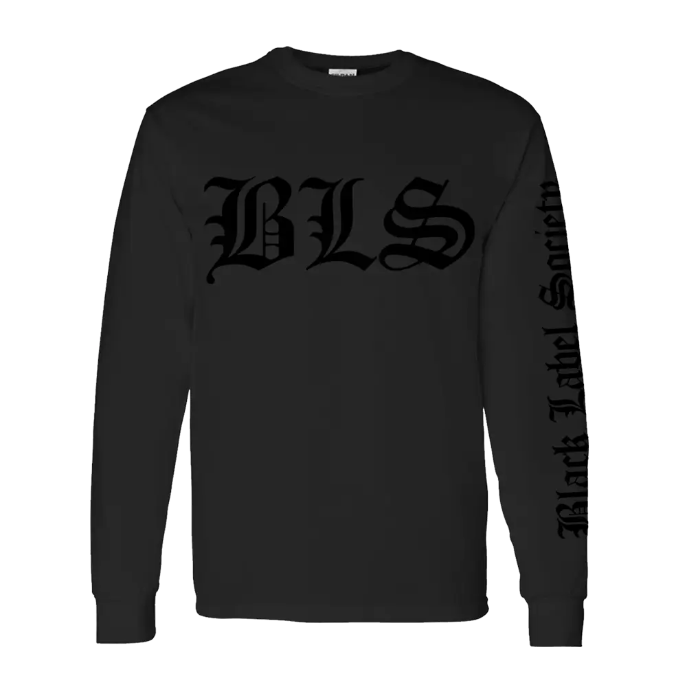 Black Label Society SDMF Black On Black Long Sleeve Tee - Image 2