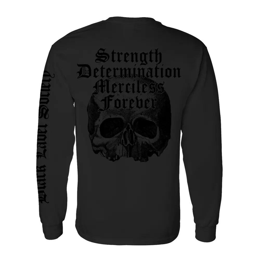 Black Label Society SDMF Black On Black Long Sleeve Tee - Image 3