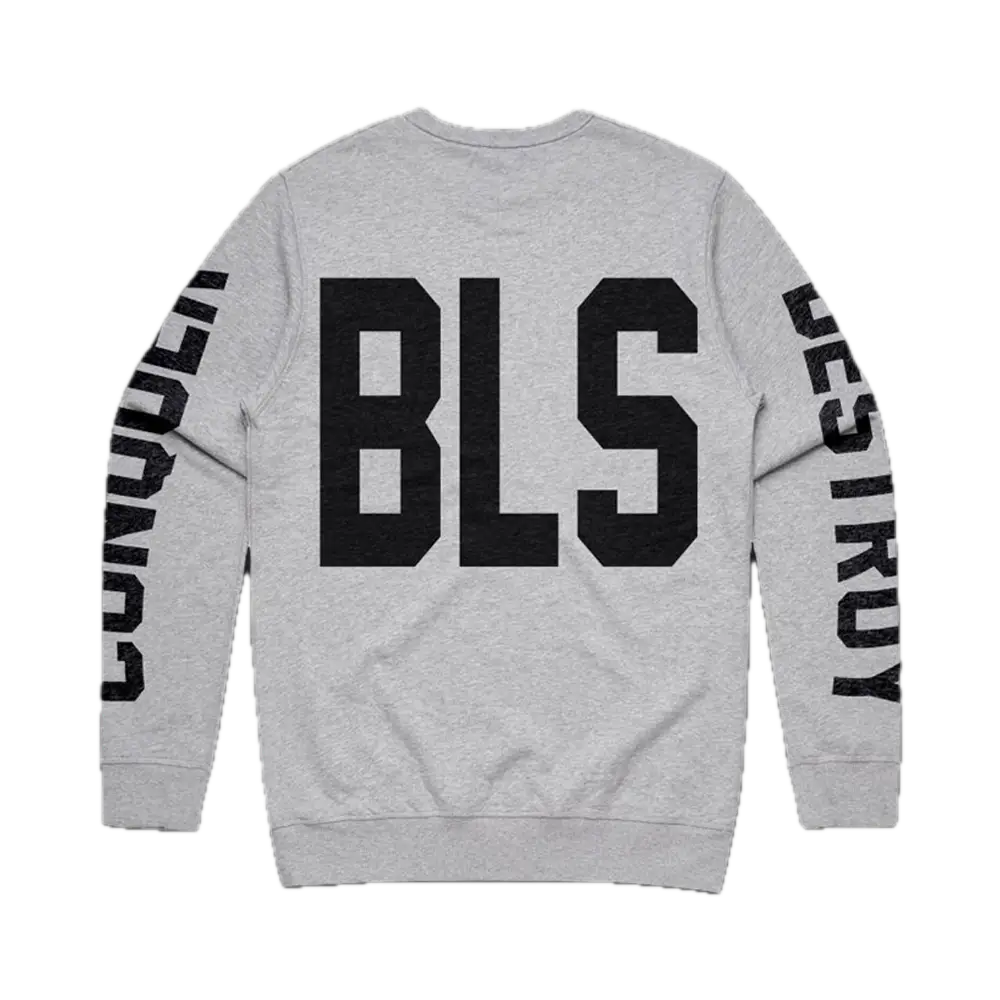 Doom Crew Grey Athletic Crewneck - Image 3
